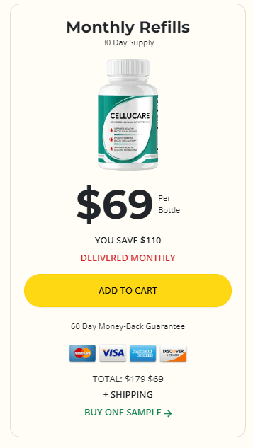 cellucare pricing